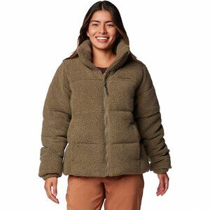 Columbia Women's Puffect Novelty Jacket - Stone Green size xl
